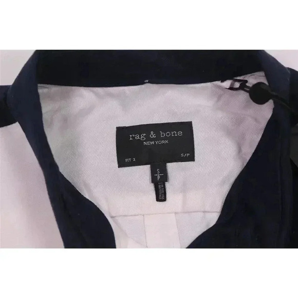 rag & bone Fit 2 Tomlin Red-White-Blue Oxford Button-Up Shirt Slim Men's S New! - Picture 10 of 12